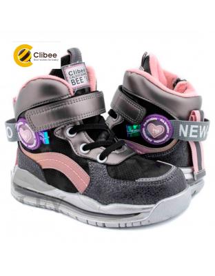 Черевики  Clibee (Румунія) P805 gun-pink 26-31
