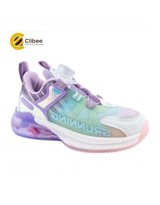 Кросівки Clibee LC932  white-purple 32-37